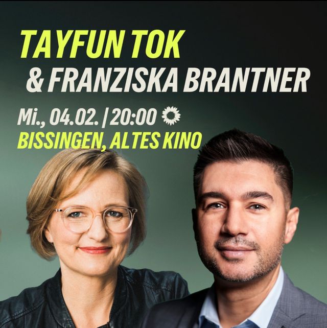 Franziska Brantner & Tayfun Tok im Alten Kino Bissingen